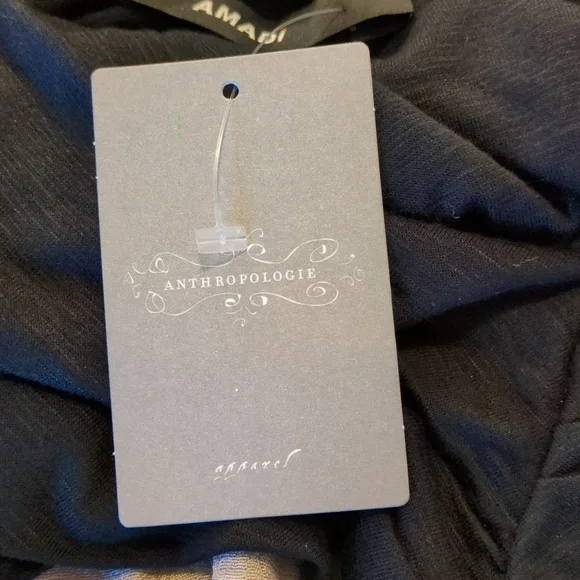 NWT Anthropologie Amadi Lola Black & Tan A-Line Dress Size S - Picture 4 of 9